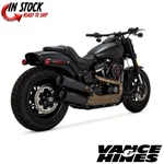 Vance Hines Hi-output Mufflers Black 46547 Fxfb Harley Fat Bob 2018-2023. Fixed Price $706.15.