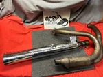 Genuine Harley-davidson Dyna Fat Bob 2 Into 1 Exhaust Header Screamin Nightstick. Fixed Price $298.99.