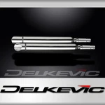 Yamaha Royal Star Venture 1996-2013 21" Stainless Slash Cut Tip Exhaust Mufflers. Fixed Price $450.99.