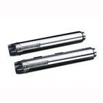 Crusher Kuryakyn Chrome Maverick 2.5" Slip-ons 07-17 Fat Boy Low 607. Fixed Price $209.99.
