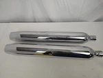 Harley Davidson Muffler Duel Chrome For 65538-95 Exhaust System Oem. Fixed Price $90.00.
