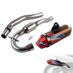 Jfg Racing Dirt Bike Slip On Exhaust,motorcycle Muffler Pipe Red. Fixed Price $135.10.