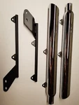 Harley Davidson Bassani Slant Touring Slip Mufflers P/n 1801-0308 New. Fixed Price $125.99.