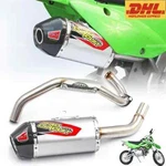 Fit Kawasaki KLX110R L-KLX110 Set Full System Exhaust Muffler Racing Carbon Pipe. Fixed Price $239.39.