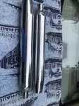 Chrome (2) Pipes Off 2015 Harley Davidson Ultra Ltd. Exhaust Touring Model. Fixed Price $99.00.