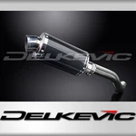 Honda VFR800 Interceptor 1998-2001 Slip 9" Oval Carbon Exhaust Muffler Kit. Fixed Price $303.99.