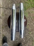 Sportster Stock Exhaust Mufflers For Harley Davidson. Fixed Price $85.00.
