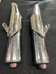 Moto Guzzi C-1028 Dx / Genuine Pair Right & Left Exhaust Pipe Muffler. Fixed Price $300.00.