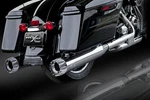 Components Rcx 4.5" Excalibur Chrome W/ Tips Slip Mufflers Harley Flh. Fixed Price $660.56.