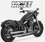 New Unopened Vance & Hines Twin Slash Slip-on Mufflers, Chrm, 16841, 1801-0388*. Fixed Price $348.99.
