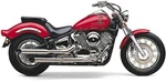 Cobra Slip-on Slashcut Mufflers Chrome #2167SC Yamaha V-star 1100 2000-2005. Fixed Price $483.63.