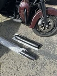 2017-2023 Harley-davidson Touring Electra Glide Efi Flhti Muffler Exhausts. Fixed Price $140.00.
