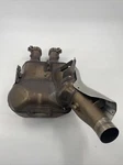 2019 Yamaha YZF-R1M Exhaust Collector Box Catalytic Converter # 48. Fixed Price $289.20.