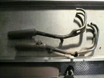 Vintage 1987-88 Kawasaki ZX750F Ninja Motorcycle Exhaust System. Fixed Price $300.00.