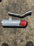 2009 - 2011 Kawasaki KX450F Big Gun Exhaust Muffler & Mid Pipe. Fixed Price $400.00.