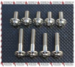 Ducati Monster Silver Titanium Exhaust Heat Shield Bolt Kit 696 796 1100 1200. Fixed Price $64.00.