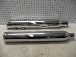 Harley 17 Up Touring Nib Cobra 4" 909 Twin Slip On Exhaust Mufflers Set Chrome. Fixed Price $349.99.