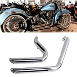 Stepped 1-3/4" 2" Slip-on Exhaust For Harley Dyna 06 17 Bold Aggressive Feel,. Fixed Price $299.99.