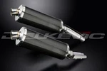 Delkevic 14" Carbon Oval Mufflers Honda CB900F 2002-2007 Exhaust. Fixed Price $525.99.