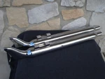 Chrome Slip On Fishtail Exhaust Muffler Harley Ultra Road King Touring 95-2016. Fixed Price $199.00.