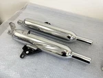 Excellent Condition Triumph Bonneville T100 Genuine Muffler 2203341 2203342. Fixed Price $595.00.