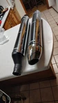 2014 Victory Cross Country Exhaust Mufflers VMD42D1737 Stock Takeoffs Chrome. Fixed Price $500.00.