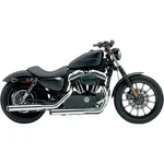 Cobra 6030 Chrome 3" Slash Cut Slip On Mufflers Billet Tip Harley 04-13 Sport.... Fixed Price $415.76.
