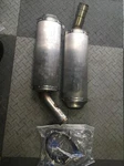 Ducati 1098 Oem Slipon Mufflers Exhaust Clamps Great Condition. Fixed Price $159.00.