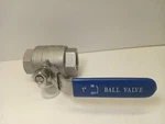 Two Way Hydraulic Ball Vale 1" CF8M 1000 Wog With Lock. Fixed Price $14.95.