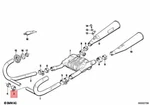 Oem Bmw 247 100 Rs Rt 80 Muffler Clamp 18211454636. Fixed Price $80.89.