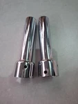Suzuki TC250-T20 X6 HUSTLER-TC200 Muffler Tail Pipe Reproduct Pair 14631-11200. Fixed Price $49.99.