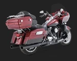 46751 Vance & Hines Blackout Round Slip-ons For Touring Models '95-16. Fixed Price $470.00.