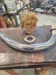 1994 Yamaha Virago 750 Front Exhaust Pipe. Fixed Price $20.00.
