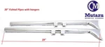 Mutazu 39" Exhaust Slip On Mufflers 1995-16 Harley Touring. Fixed Price $199.00.