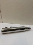 Bassani 4" Dnt Straight Can Slip-on Exhaust Muffler Chrome Qty 1. Fixed Price $199.99.