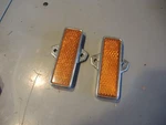Bmw Airhead Fork Reflectors, R60, R75, R80, R90, R100, 63141356813, 63141356802. Fixed Price $75.00.