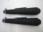Yamaha Seca Maxim Cafe Bobber Black Reverse Cone Shorty Exhaust Mufflers Pipes. Fixed Price $119.99.