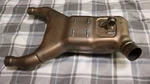 EB1338 2020 Moto Guzzi V85 Tt Pre Muffler. Fixed Price $95.00.