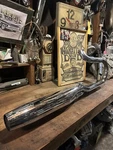 Harley Davidson 2-1 Exhaust Pipes Muffler Shovelhead Fxs Fxe Super Glide 1980. Fixed Price $850.00.