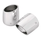 New Open Box Harley Davidson Tapered 3.25 Slash Cut, Chrome End Caps, 65100049*. Fixed Price $80.00.
