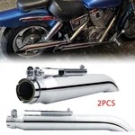 Motorcycle Slip-on Exhaust Muffler Pipe For Harley Cafe Racer Bobber Racing Bike. Fixed Price $109.00.