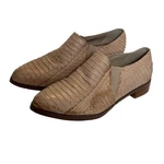 Maiden Lane Blush Python Leather Bootie Loafer Shoes 5 Point Toe Slip-ons. Fixed Price $49.00.