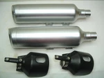 Set Of Stock Oem Exhaust Mufflers, End Caps, Shields Harley '18-'24 Fxfb Fat Bob. Fixed Price $124.99.