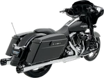 Bassani Megaphone Slip-on Mufflers Chrome/polished Tapered 4" Od Harley FLH-517L. Fixed Price $692.95.