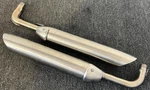 17-22 Triumph Bonneville Bobber Oem Stock Exhaust Muffler Silencer Pair. Fixed Price $200.00.