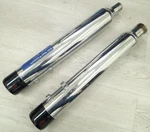 Harley-davidson Cvo 18-20 Chrome Mufflers 64900731/2 End Caps 65100171. Fixed Price $212.50.