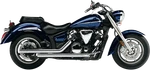 Cobra 2625T Dragsters Full Cruiser Exhaust Pipes Chrome, XVS1300 V-star 07-15. Fixed Price $694.79.