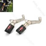 For Honda CBR1000RR 2008-2016 Exhaust Set Mid Link Pipe 60MM Muffler Version. Fixed Price $120.80.