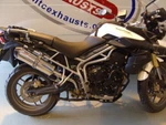 Triumph Tiger & 800XC Stainless Performance Exhaust Muffler British Made. Fixed Price $297.51.