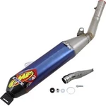 Fmf Factory 4.1 Rct Slip-on Muffler Anodized Titanium Carbon Fiber End Cap. Fixed Price $544.00.
